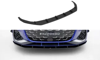 Maxton Design Street Pro Front Splitter For 8Y Audi A3 S-Line Sedan/S3 Sedan Facelift