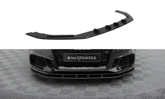 Maxton Design Street Pro Front Splitter For 8V Audi RS3 Sedan Facelift