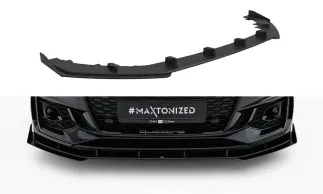 Maxton Design Street Pro Front Splitter + Flaps For F5 Audi RS5 Coupe / Sportback 