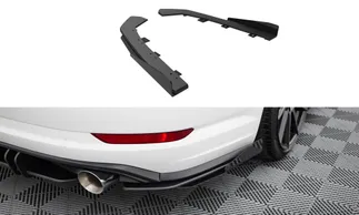 Maxton Design Street Pro Rear Side Splitters + Flaps For MK7 VW Jetta GLI