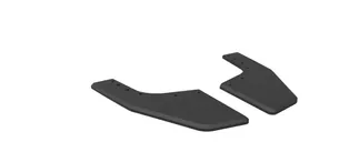 Maxton Street Pro Rear Side Splitters For MK8 VW Golf R (V2) (For Maxton Valance)