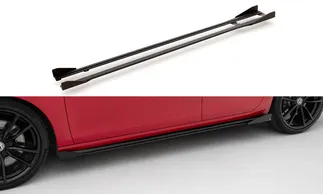 Maxton Design Racing Durability Side Skirts Diffusers W/Flaps For VW MK7.5 Golf R