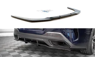 Maxton Design Central Rear Splitter W/Vertical Bars For G16 BMW Gran Coupe M Pack