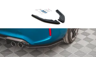 Maxton Design Rear Side Splitters For F87 BMW M2 – V3 – Gloss Black