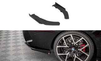 Maxton Design Street Pro Rear Side Splitters W/Flaps For G22 BMW 4 Series M-Pack