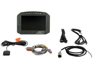 AEM CD-5FLG Carbon Flat Panel Logging Display with Internal GPS