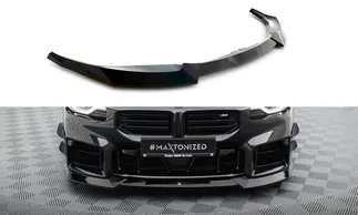 Maxton Design Front Splitter For G87 BMW M2 - Gloss Black