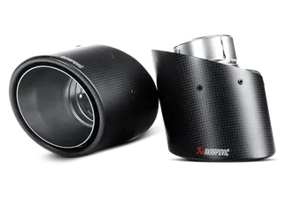 Akrapovic Tail Pipe Set For 09-16 Volkswagen Scirocco R - Carbon