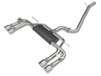 aFe MACH Force-Xp 3 IN to 2-1/2 IN SS Cat-Back Exhaust Polished For Audi - 49-36442-P