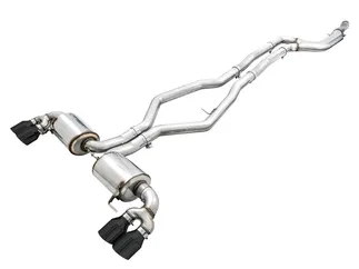 AWE Non-Resonated Touring Exhaust for G2X M340i / M440i - Diamond Black Tips