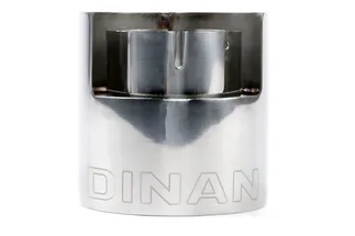 Dinan Double-Walled 4.5" Clamp-On Exhaust Tip (Polished) - 4.5" Outlet, 3" Inlet