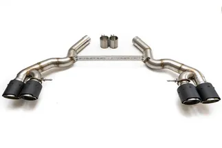 Fabspeed Muffler Bypass Pipes For F90 BMW M5 - Quad Style Tips
