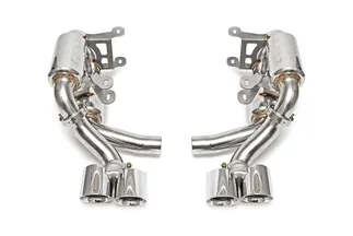 Fabspeed Supercup Exhaust System For Porsche 997 Carrera S - Polished Tips