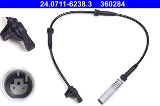 ATE Front ABS Wheel Speed Sensor - 34527853583