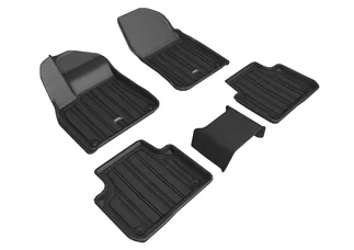3D MAXpider Elitect Floor Mats For 19-24 Porsche Cayenne (9Y0) SUV - Black R1 R2