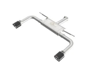 aFe SS MACHForce XP Axle-Back Exhaust W/Carbon Tips For BMW - 49-36355-C