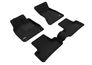 3D MAXpider Elegant Floor Mats For 09-17 Audi Q5 (8R) - Black R1 R2