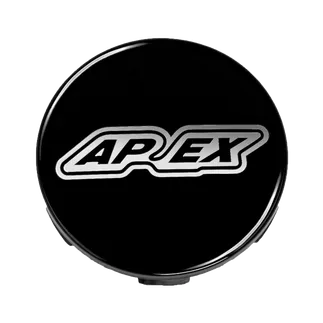 Apex Gloss Wheel Center Cap - Classic Logo - Black