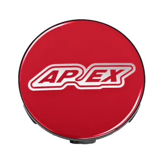 Apex Gloss Wheel Center Cap - Classic Logo - Red