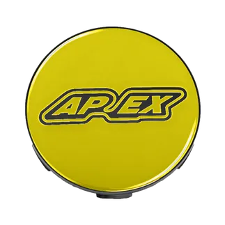 Apex Gloss Wheel Center Cap - Classic Logo - Yellow (862)