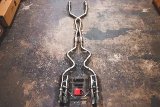 Valvetronic Free Flow Valved Race Exhaust System For E9x BMW M3 - Brushed (V2)