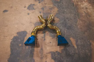 Valvetronic Valved Exhaust System For McLaren 650S/MP4-12C - Anodized Gold