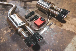 Valvetronic Valved Axleback For E9x BMW M3 - Brushed V2