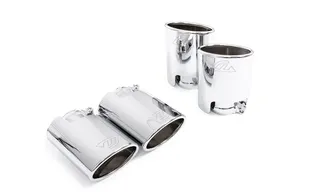 Unitronic Oval Chrome Tips For VW MK7/8 Golf R