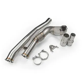 JDY 130mm Catted Downpipe For VW/Audi MQB 2.0TSI AWD