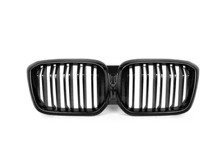 AutoTecknic Painted Dual-Slat Glazing Black Front Grille For G0X BMW X3/X4 LCI