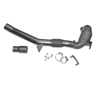 034 Stainless Steel Racing Downpipe For VW MK8 GTI