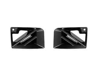 AutoTecknic Dry Carbon Corsa Front Air Inlet Trim Set For G87 M2