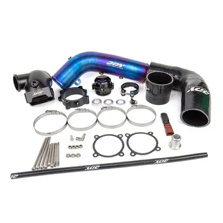 JDY 76mm Throttle Elbow & Titanium Boost Pipe Kit For 8V/8S Audi RS3/TTRS