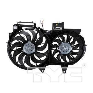 TYC Dual Radiator and Condenser Fan Assembly - 8E0121207F-ASSY