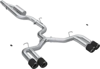 MBRP 3" Armor Pro Quad Split Race Catback Exhaust For 8Y Audi S3