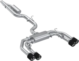 MBRP 3" Armor Pro Quad Split Active Catback Exhaust For 8Y Audi S3 -Carbon Fiber Tips