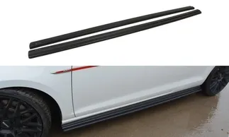 Maxton Design Side Skirts Diffusers For VW MK7/7.5 GTI - Gloss Black