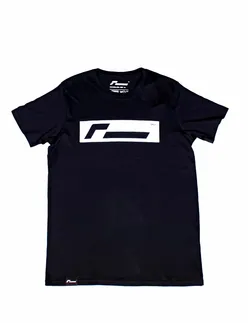 Racingline Black Screened T-Shirt -Medium