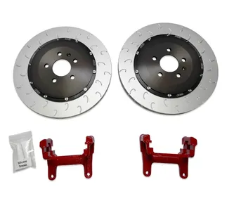 034 2-Piece Floating Rear Rotor 370mm Upgrade for B9/B9.5 Audi A4/S4/A5/S5/Q5/SQ5