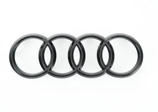 OEM Front Audi Rings (Gloss Black)