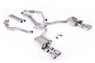 Milltek Non-Resonated Catback For B9 Audi S5 W/ Brace Bars (Sport Diff Models)