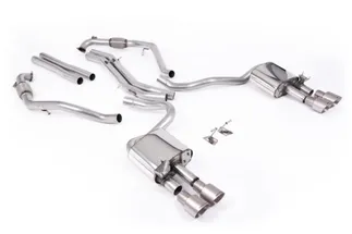 Milltek Non-Resonated Catback For B9 Audi S5 W/ Brace Bars (Sport Diff Models)