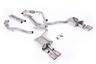 Milltek Non-Resonated Catback For B9 Audi S5 W/ Brace Bars (Sport Diff Models)