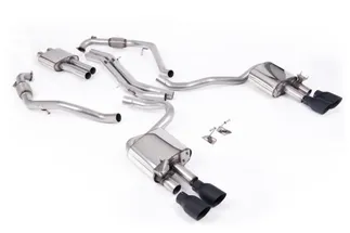 Milltek Resonated Catback For B9 Audi S5 W/ Brace Bars (Sport Diff Models)