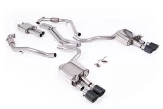 Milltek Resonated Catback For B9 Audi S5 W/ Brace Bars (Sport Diff Models)