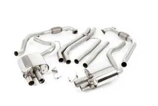 Milltek Non-Resonated Catback For B9 Audi S5 Coupe Quad (Non Sport Diff Models) -LHD