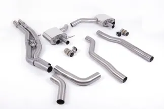 Milltek Twin 80mm Non Resonated Catback Exhaust For C8 Audi RS6/RS7