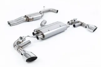 Milltek 80mm Resonated Catback Exhaust System For MK3 Audi TTRS (Non OPF/GPF)