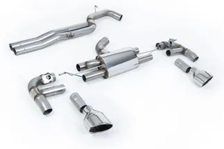 Milltek 80mm Race Non-Resonated Catback Exhaust System For 8V Audi RS3 (Non-OPF/GPF)