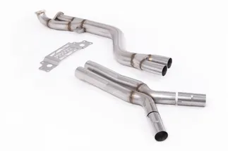 Milltek 102mm Non Resonated Single Mid Pipe W/ X-Pipe For G87 BMW M2 (Non OPF/GPF)